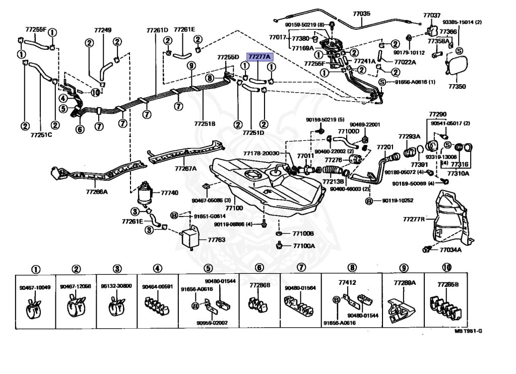 95333-04020 - Toyota - Fuel Hose - Nengun Performance