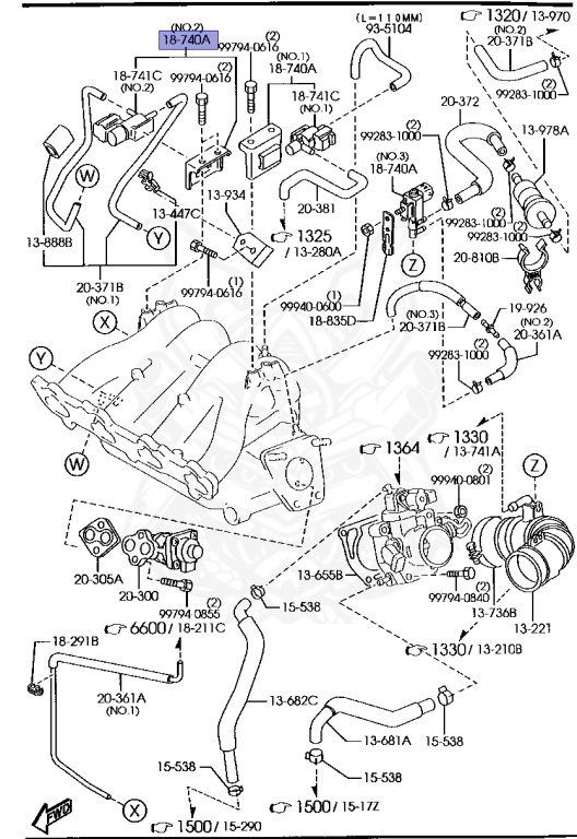 Z504-18-741A - Mazda - Solenoid Valve - Nengun Performance