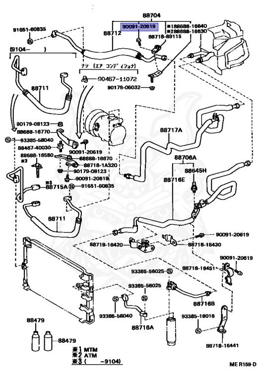 Toyota - Tercel - EL41 - 1991 - AVENUE TYPE - 3 DOOR - Automatic - 4EFE