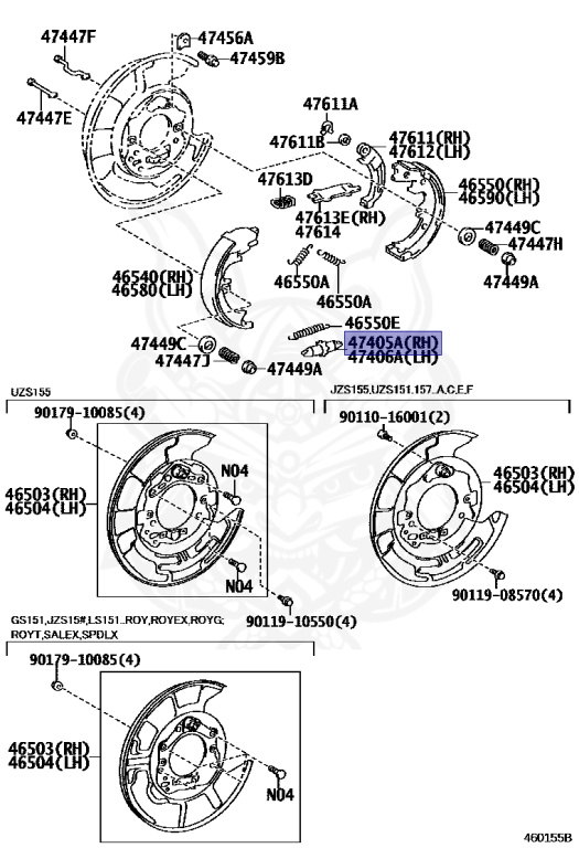 Toyota - Majesta - UZS151 - 1997 - C TYPEC TYPE I-FOUR - HARDTOP - Automatic - 1UZFE