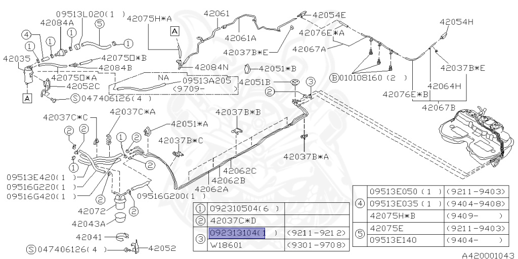 Subaru - Impreza WRX - GC8 - Jan-1992 - Dec-1996 - WRX - Sedan - F4WD - Manual Transmission - Right hand - EJ20G