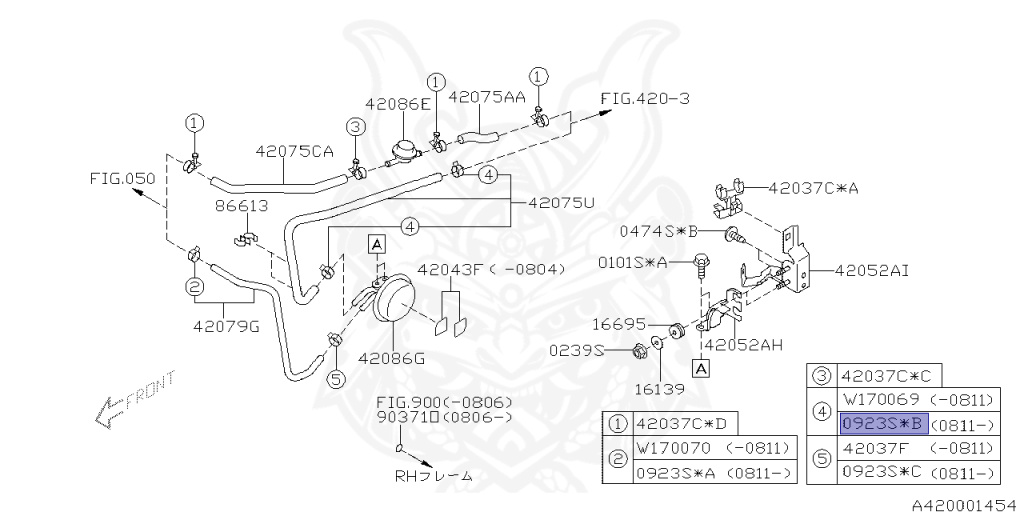 Subaru - Forester - SH5 - Jan-2010 - Dec-2011 - XT - Wagon - 4W - 4-speed automatic transmission - Right hand - EJ20T