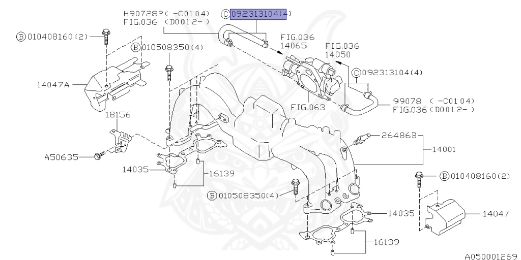 Subaru - Legacy B4 - BE5 - Jan-1998 - Dec-2001 - RSK - Sedan - F4WD - 5-speed manual transmission - Right hand - EJ20