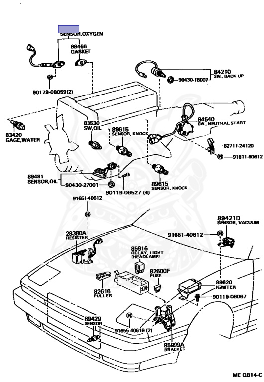 89465-29435 - Toyota - Oxygen Sensor - Nengun Performance
