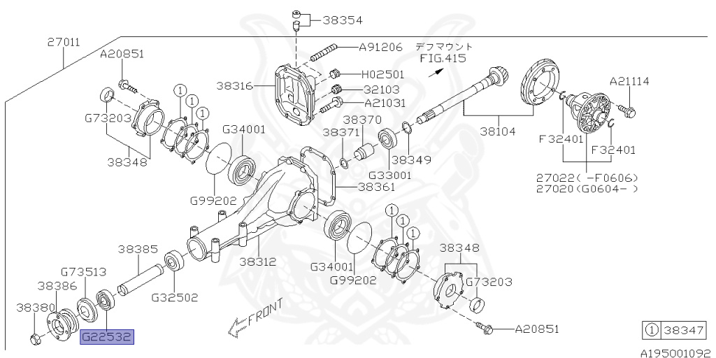 Subaru - Impreza WRX - GDA - Jan-2002 - WRX - Sedan - 4W - Sports Shift - Right hand - EJ205