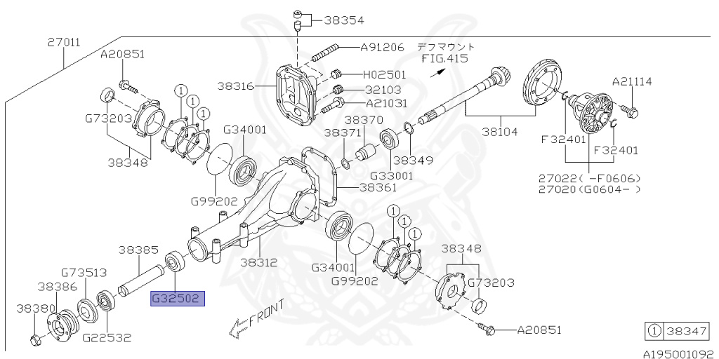 Subaru - Impreza WRX - GDA - Jan-2002 - WRX - Sedan - 4W - Sports Shift - Right hand - EJ205
