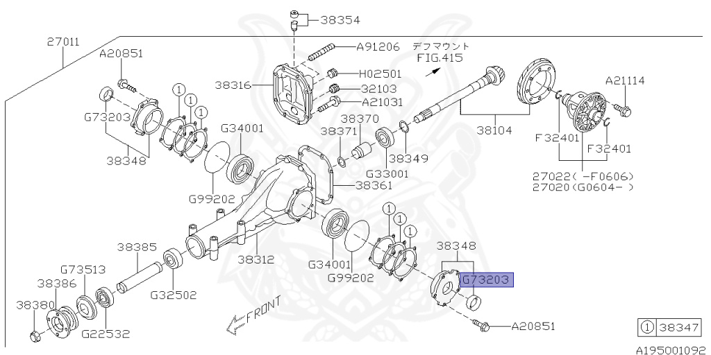 Subaru - Impreza WRX - GDA - Jan-2002 - WRX - Sedan - 4W - Sports Shift - Right hand - EJ205