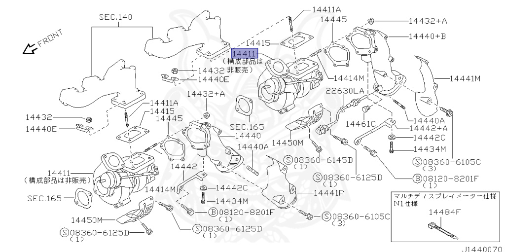 Nissan - Skyline GT-R - BNR34 - 2000 - GT-R V spec - 2-door hardtop (2K) - MANUAL MISSION 6-SPEED(MT.F6) - Hi-Cas 4-Link (HI.4WD) - RB26DETT