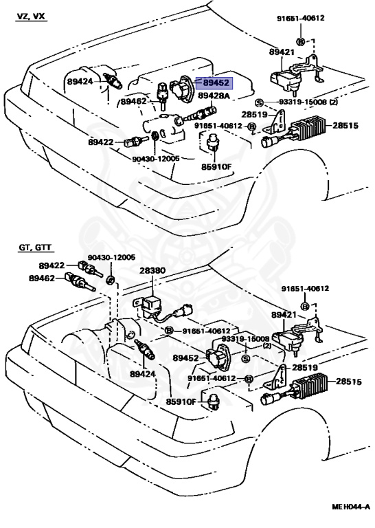 Toyota - Soarer 2.0GT - GZ20 - 1986 - GT TURBO TYPE - COUPE - Manual - 1GGTEU