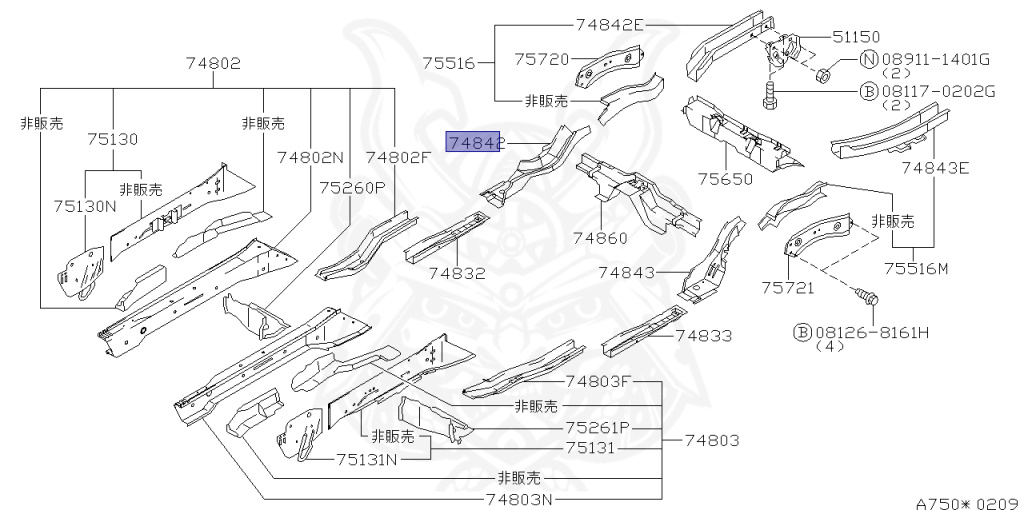 Nissan - Silvia - S15 - 1999 - SPEC S - HARDTOP(K) - MANUAL TRANS 5-SPEED(MT.F5) - TWO WHEELS STEERING(2WS) - SR20DE