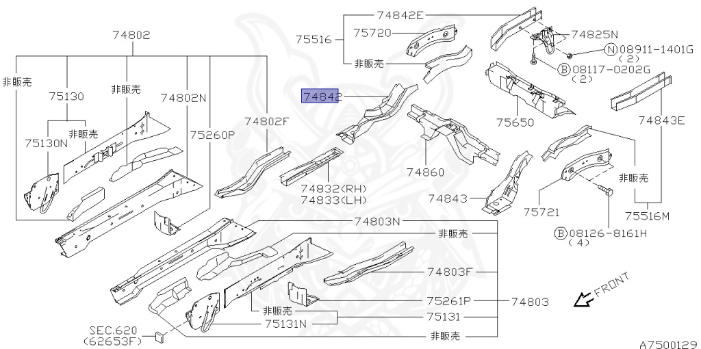 Nissan - Silvia - S14 - 1995 - KS - HARDTOP(K) - MANUAL TRANSMISSION(MT) - TWO WHEELS STEERING(2WS) - SR20DET