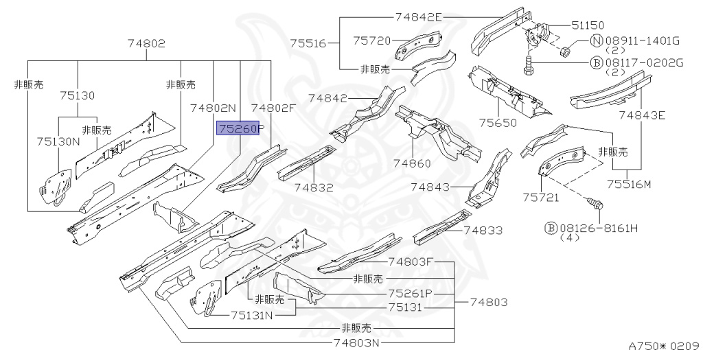 Nissan - Silvia - S15 - 1999 - SEDAN - HARDTOP(K) - MANUAL TRANS 5-SPEED(MT.F5) - TWO WHEELS STEERING(2WS) - SR20DE