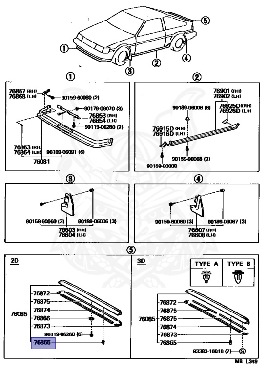 Toyota - Corolla Levin - AE86 - 1985 - GT APEX TYPE - 3-DOOR - Manual - 4AGEU
