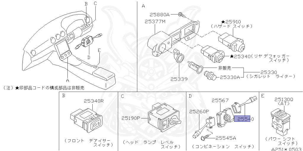 Nissan - Silvia - S15 - 1999 - SEDAN - HARDTOP(K) - AUTOMATIC-FLOOR SHIFT(AT.F4) - TWO WHEELS STEERING(2WS) - SR20DE