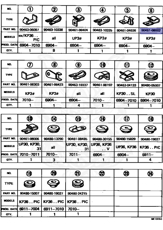 Toyota - Publica - UP30 - 1970 - DLX TYPE - SEDAN - Manual - 2UC