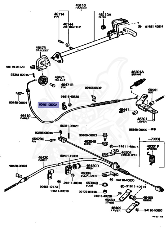 Toyota - Hilux - LN46 - 1982 - DLX TYPE - Manual - L