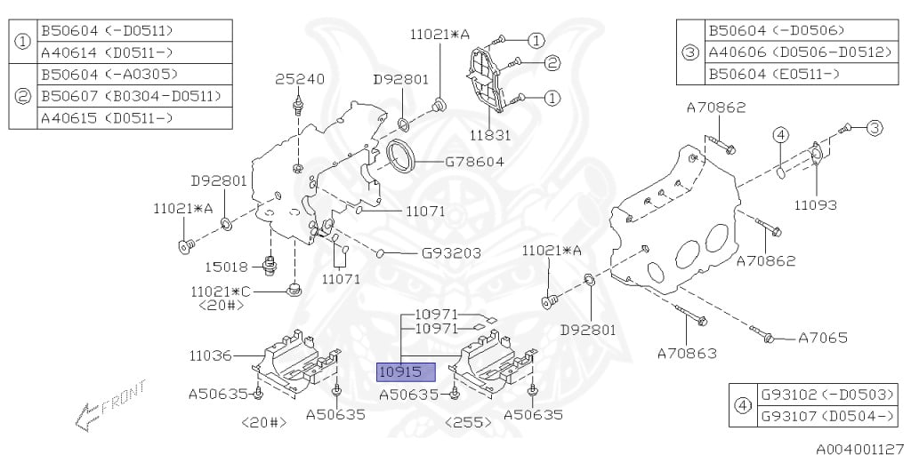 Subaru - Forester STi - SG9 - Jan-2003 - STI - Wagon - F4WD - 6-speed manual transmission - Right hand - EJ25T