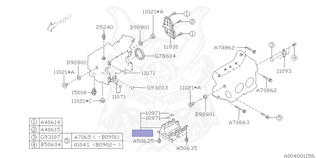 Subaru - Impreza - GH3 - Jan-2007 - Dec-2008 - 15S - Wagon - 4W - 5-speed manual transmission - Right hand - EL15