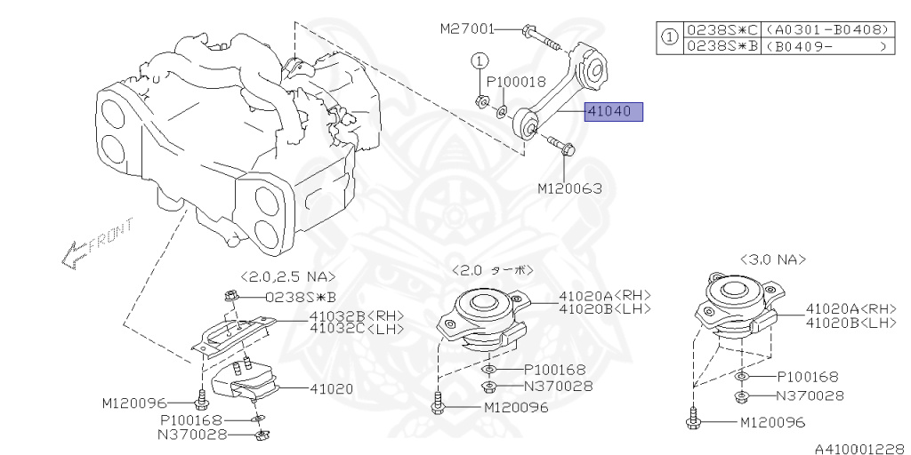 Subaru - Legacy B4 - BL5 - Jan-2003 - 20GT - Sedan - 4W - 5-speed automatic transmission - Right hand - EJ20
