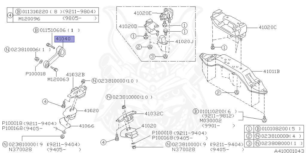 Subaru - Impreza WRX - GC8 - Jan-1996 - Dec-1998 - WRXRA - Sedan - F4WD - Manual Transmission - Right hand - EJ20G