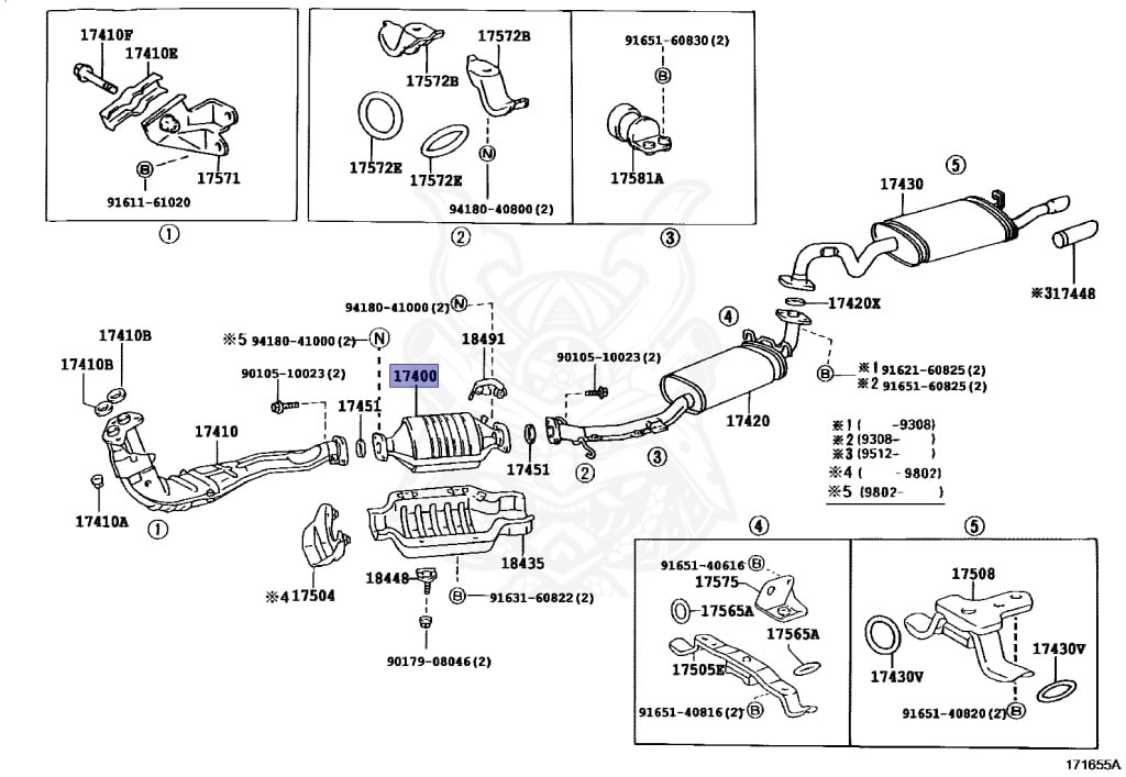 18450-46080 - Toyota - Catalytic Converter - Nengun Performance