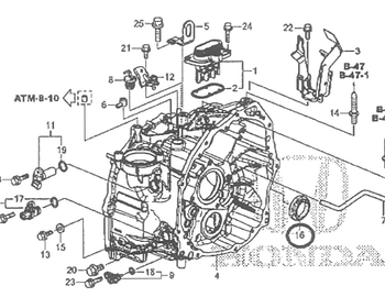 Honda - Oil Seal Transmission Case Side