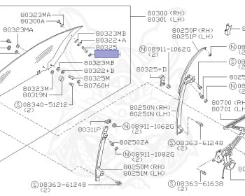 Genuine Fairlady Z Z32 Exterior OEM parts supplied from Japan