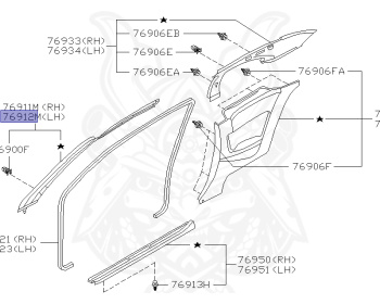 Nissan Skyline R34 部品カタログ 日産 主要整備 部品カタログ パーツリスト SKYLINE スカイライン