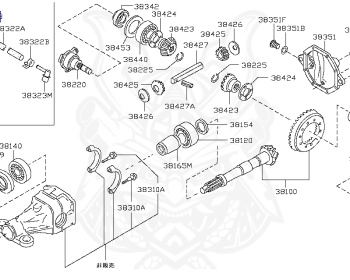 Nissan - Skyline - V36 370GT - CV36 - 2008 - 370GT - COUPE(C) - 2-linked (2WD/STD) - 5 SPEED AUTOMATIC TRANS(5AT) - VQ37VHR