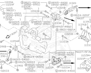 Nissan - March - K10 - 1987 - G1 - 3 DOOR HATCHBACK(3HB) - MANUAL TRANSMISSION(MT) - MA10S