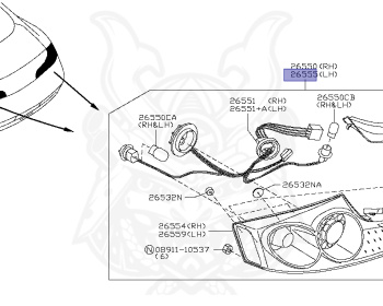 Nissan - Skyline - V35 - 2007 - 350GT - COUPE(C) - 2 WHEEL DRIVE(2WD) - 5 SPEED A/T(AT.F5) - VQ35DE