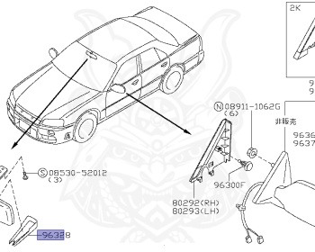 Nissan - Skyline - R34 25GTT - ER34 - 2000 - 25GT TURBO - 4 DOOR SEDAN(4S) - AUTOMATIC-FLOOR SHIFT(AT.F4) - Hi-Cas 2-Link (HI.2WD) - RB25DET