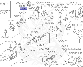 Nissan - 180SX - RS13 - 1991 - Type 1 - HATCH BACK(HB) - MANUAL TRANSMISSION(MT) - FOUR WHEELS STEERING(4WS) - SR20DET