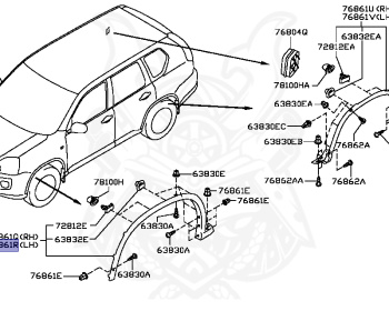 Nissan - X-Trail - T31 - 2013 - X/XTT/GT Grade - WAGON(W) - 4 WHEEL DRIVE(4WD) - 6 SPEED AUTO TRANSMISSION(6AT) - M9R