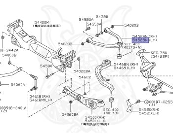 Genuine Skyline V35 Handling OEM parts supplied from Japan
