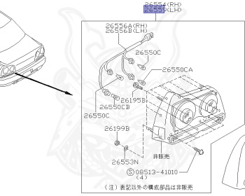 Nissan - Skyline - R34 GT - HR34 - 1999 - 20GT - 4 DOOR SEDAN(4S) - AUTOMATIC-FLOOR SHIFT(AT.F4) - High cast, 2-link (IRS.2WD) - RB20DE