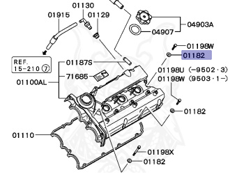 Mitsubishi - FTO - DE3A - 1995 - HNGH - 6A12