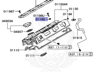 Mitsubishi - Diamante - F13A - 1992 - SRHM - 6G73