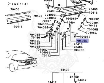 Mitsubishi - Starion - A182A - 1982 - MNJ - G63B