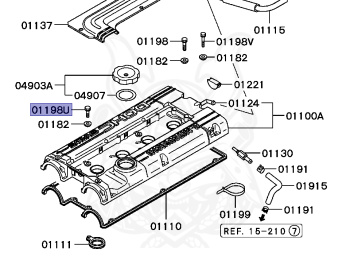 Mitsubishi - RVR - N23WG - 1991 - SNXM5 - 4G63