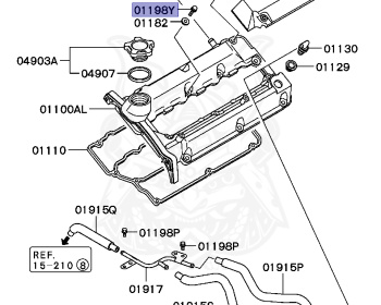Mitsubishi - Pajero - V25W - 1994 - GNHM - 6G74