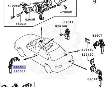Mitsubishi - Lancer - CB5AR - 1995 - SRUE - 4G93