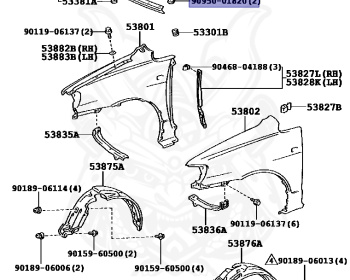 Toyota - Corolla - AE111N - 1997 - STANDARD TYPE - 4AFE