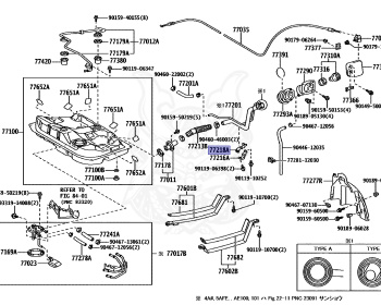 Toyota - Corolla - EE101 - 1995 - LX TYPE - 4-DOOR(SEDAN) - Automatic - 4EFE