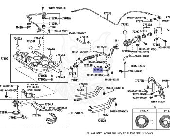 Toyota - Corolla - AE100 - 1991 - DX TYPE - 4-DOOR(SEDAN) - Automatic - 5AFE