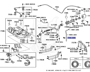 Toyota - Corolla - AE100 - 1991 - DX TYPE - 4-DOOR(SEDAN) - Automatic - 5AFE