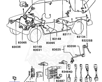 Mitsubishi - Pajero - L049G - 1990 - WNTJ - 4D56