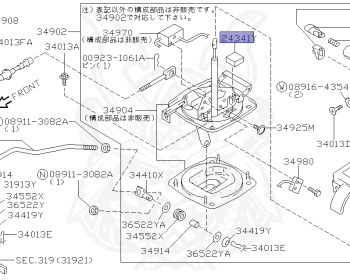 Nissan - Laurel - C34 - 1994 - CLBS/X - HARDTOP(K) - 2 WHEEL DRIVE(2WD) - AUTOMATIC-FLOOR SHIFT(AT.F4) - IRS TYPE(IRS) - RB20E