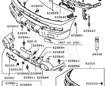 Mitsubishi - Delica - PD6W - 2002 - HSEUE - 6G72