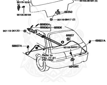 Toyota - Starlet - EP82 - 1991 - X TYPE - 5-DOOR - Manual - 4EF